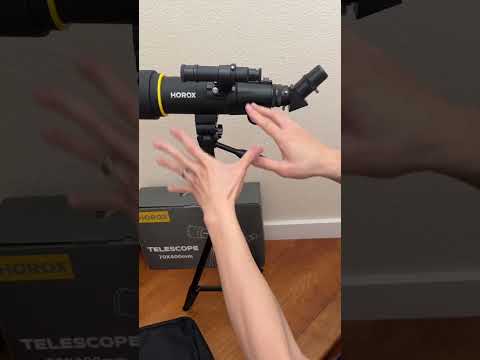 HOROX 70mm to 400mm Telescope Astronomy COMPLETE KIT with TRIPOD! Great Beginner Kit! B0BKGNLL53