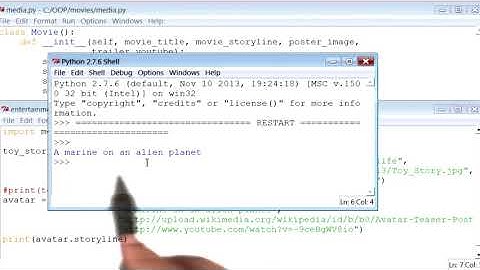 Lesson 3a (Make Classes)_Movie Website | 10. Running the Code | Python Programming