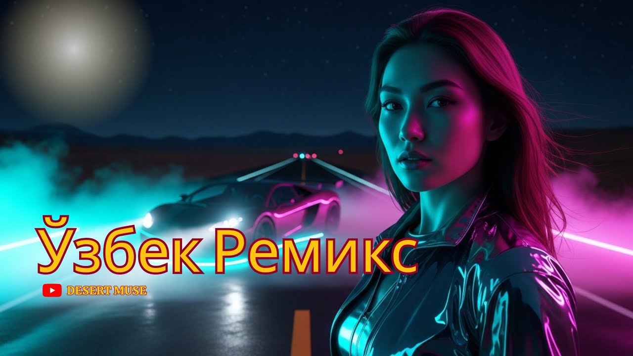 🔴 LIVE | Uzbek Remix | Cyber Desert Night Drive EDM