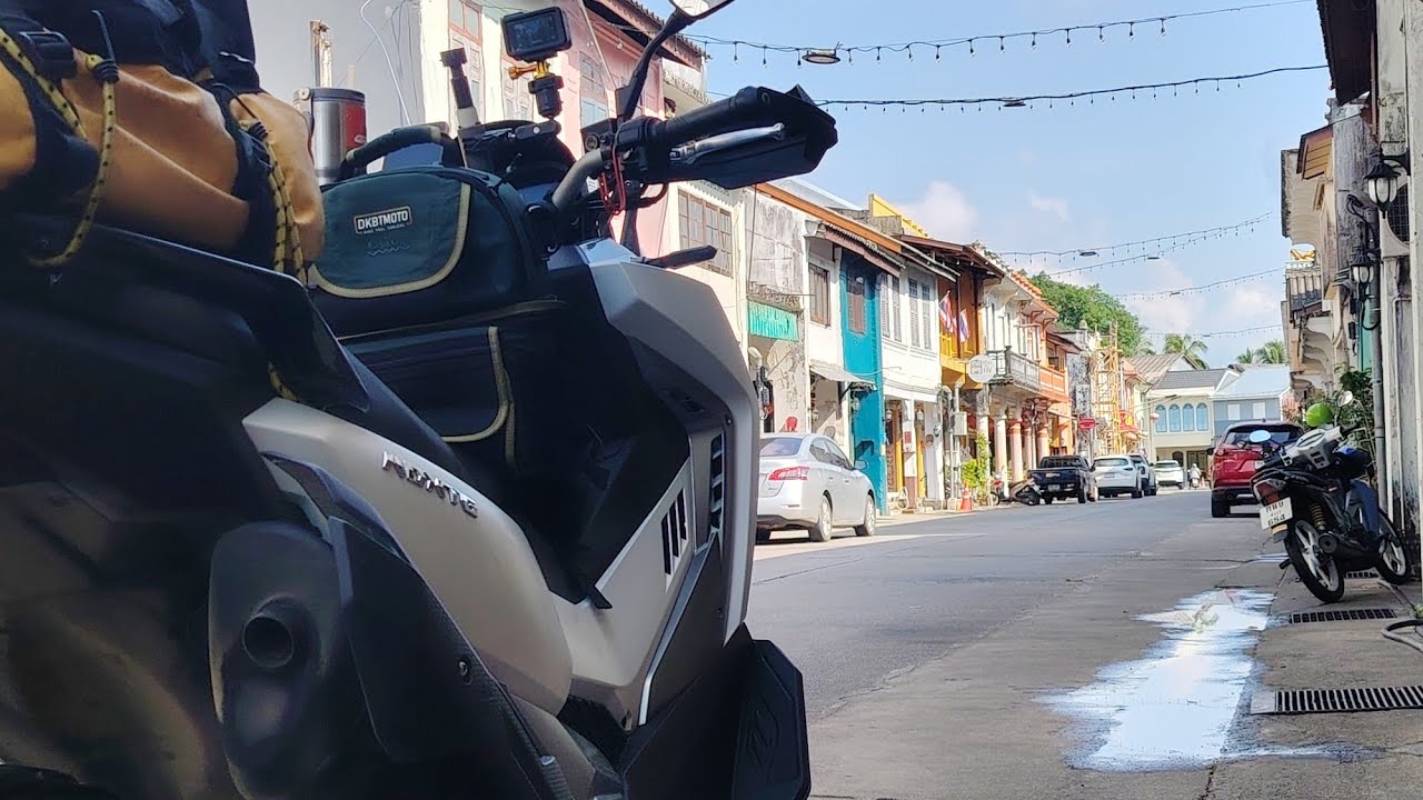 SYM ADXTG400 Day 5 - Aku ride puas hari ini, jalan cukup best, siap mandi air panas. 