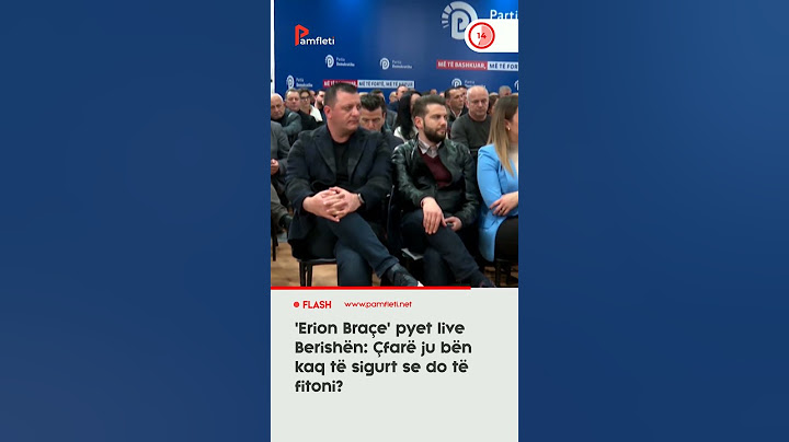 'Erion Braçe' pyet live Berishën: Çfarë ju bën kaq të sigurt se do të fitoni?