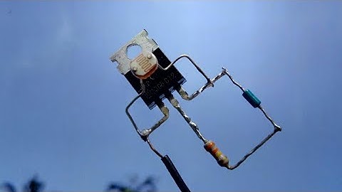 how to make 230volt bulb automatic on of using ldr, very easy | bt136 ldr switch