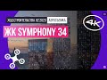 Обзор с воздуха в ЖК Symphony 34 (аэросъемка: февраль 2023 г.)