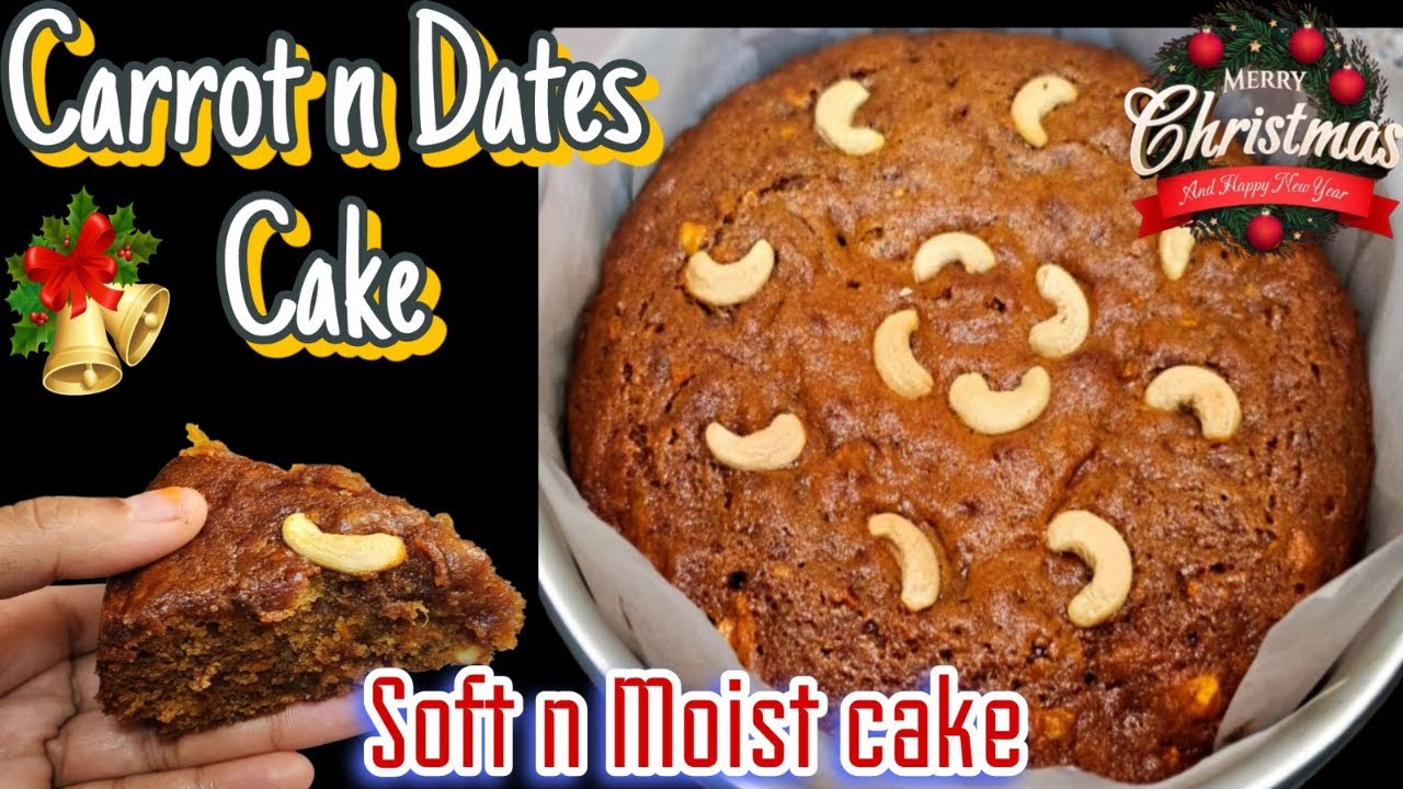 ക്യാരറ്റ് ഈന്തപ്പഴം കേക്ക് Carrot Dates Cake Easy & Tasty Christmas