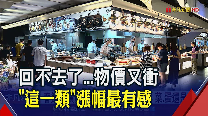 物價回不去了...1月CPI又衝上3%創半年新高 八方雲集睽違1年再喊漲｜非凡財經新聞｜20230209 - 天天要聞