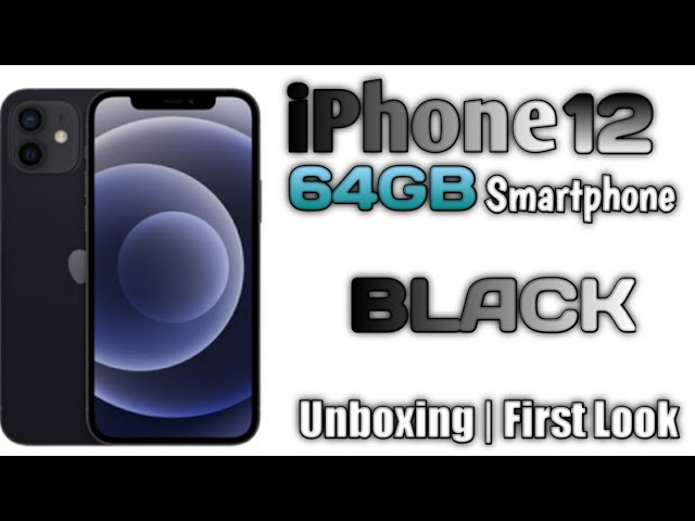 Iphone 12-64GB Black Color Unboxing & First Impression #shorts #youtubeshorts #subscribe