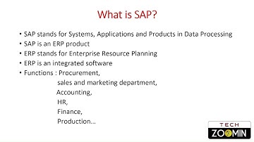 Class 01 - Basics of SAP S4 HANA | SAP ABAP 7.5 | Tech Zoomin Tutorials | Latest