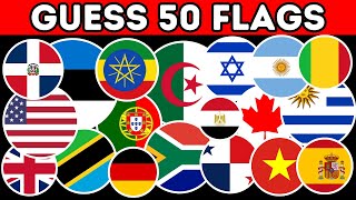 Guess 50 FLAGs🎌🚩General Knowledge #nationalflags #gk