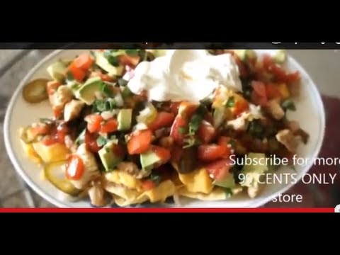 how-to-make-chicken-nachos-supreme---99-cents-only-meal-deal-recipe