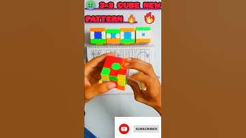 👿 3×3 Rubiks cube (new pattern) 😱 #shorts #youtubeshorts #viral #trending