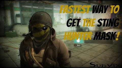 The Division 1.8 - How To Get ALL Hunter Masks!! Sting, Shady, and Stygian!