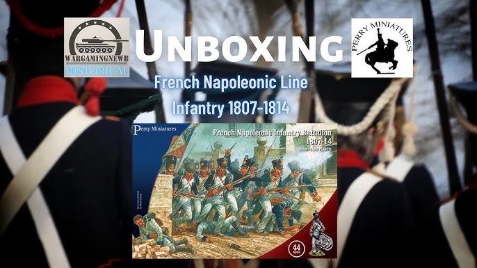  Perry Miniatures - French Napoleonic Infantry Battalion 1807-14  (44x 28mm Multi Part Plastic Figures) : Arts, Crafts & Sewing