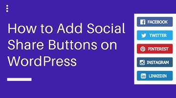 How to Add Social Share Buttons on WordPress