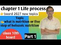 Ch.1 Life processes class 11th biology || part 1
