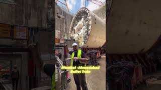 Mumbai Bullet Train’s TBM Moves Underground | Tunnel Boring Machine Update