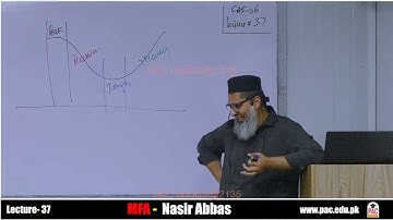 Lecture 37 |  Caf 6 MFA | spring 25 | Sir Nasir Abbas | Ca guidance