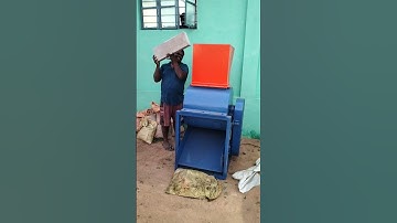 AAC Block CLC Block Scrap Crusher Machine #stonecrusher #stonecrush #stonecold #trending #tractor