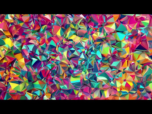 kaleidoscope pattern abstract motion color design geometric shape futuristic loop class=