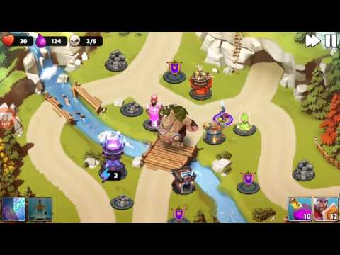 Castle Creeps TD - Chapter 8 Level 29 Bridge Battle 3 Stars