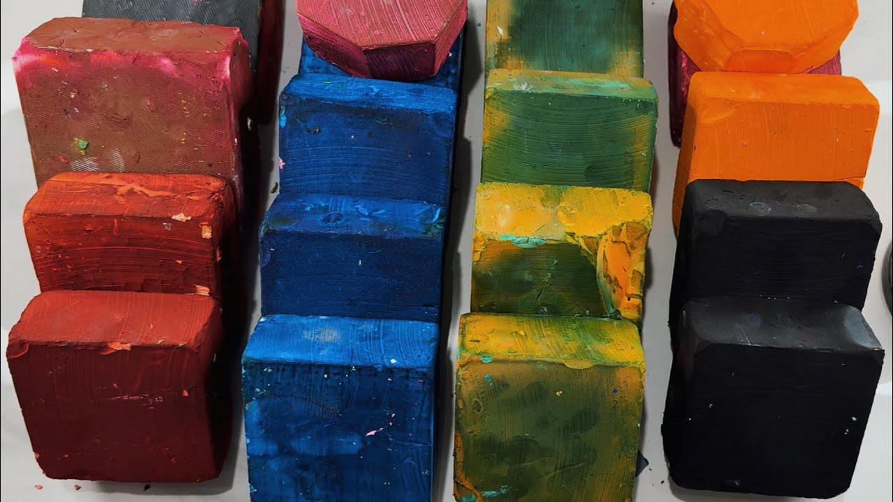 Dyed Blocks | ASMR Gym Chalk 