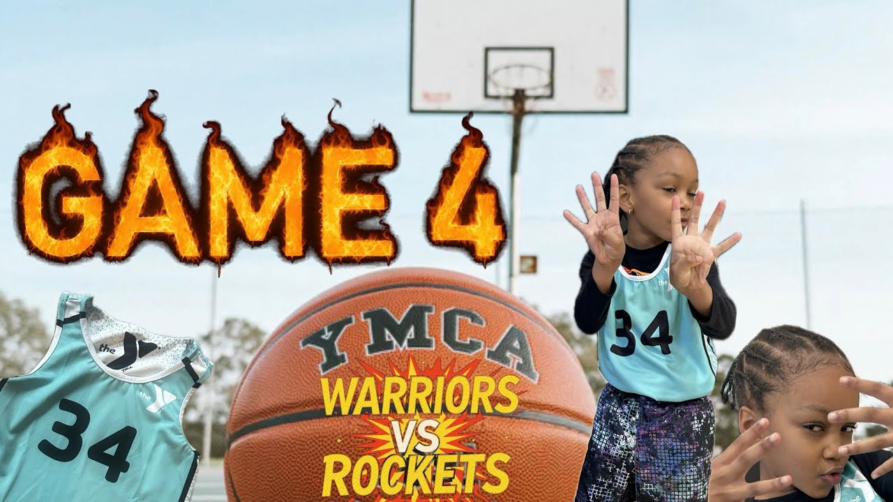 2026 Jackie Robinson YMCA Basketball 5-6u || Warriors vs Rockets Game 4!! 