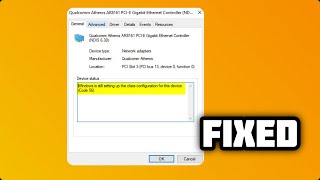 Famous (FIXED) "Windows is still setting up the class configuration for this device. (Code 56)" error Profile