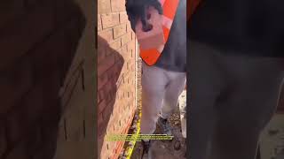 Perfect Brick Alignment Every Time! #bricklaying#masonry #construction