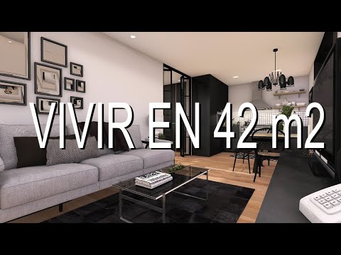 Video: Apartamento moderno y elegante en el ático con vigas a la vista