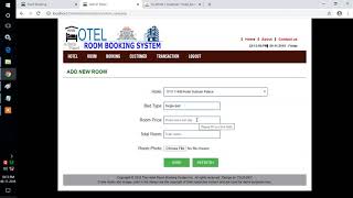 Online Hotel Room Booking System | PHP project