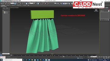 Curtain Creation in 3ds Max(ಕನ್ನಡ)-CADD Nest