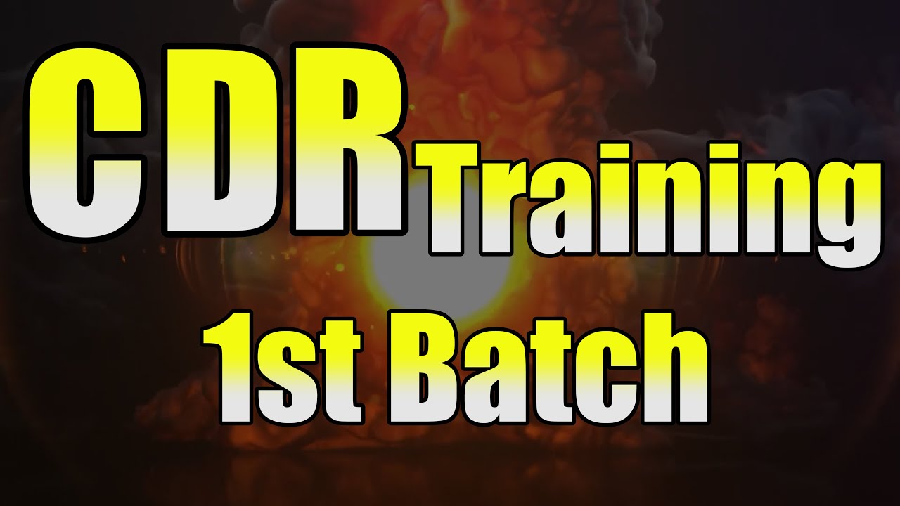 CDR Training 1ST Batch - YouTube