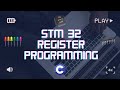 STM32 register level programming. //LEDs and Button.#embeddedsoftware #embedded_systems #stm32