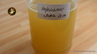 Hefewasser - wilde Hefe selber herstellen