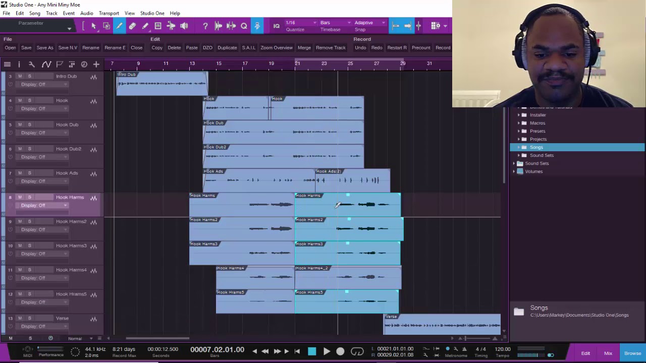Presonus Studio One 3 Editing Your Tracks Before Mixing By. (DoubleK ...