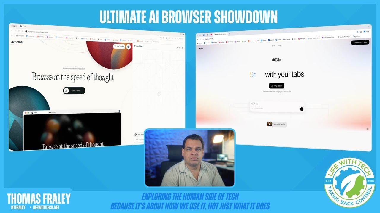 DIA vs. Comet: The Ultimate AI Browser Showdown (Live)