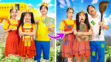 Rich Family Suddenly Became Broke Family - Funny Story About Baby Doll Family