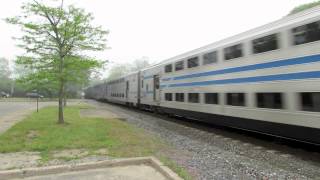 LIRR Cannonball passing through Center Moriches on Fiday May 25, 2012.