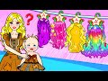 Which Hair Will Poor Barbie Buy? - Barbie Transformation Handmade - DIYs Paper Dolls &amp; Crafts