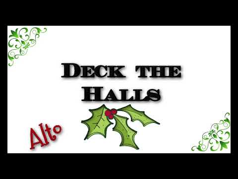 Deck The Halls - Alto Part | Christmas Carol 🎄🎵✨