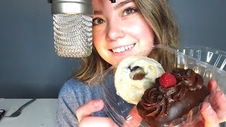 ASMR EATING DESSERTS FOR TINGLES! **Up Close Mouth Sounds, Quiet Whispering screenshot 2