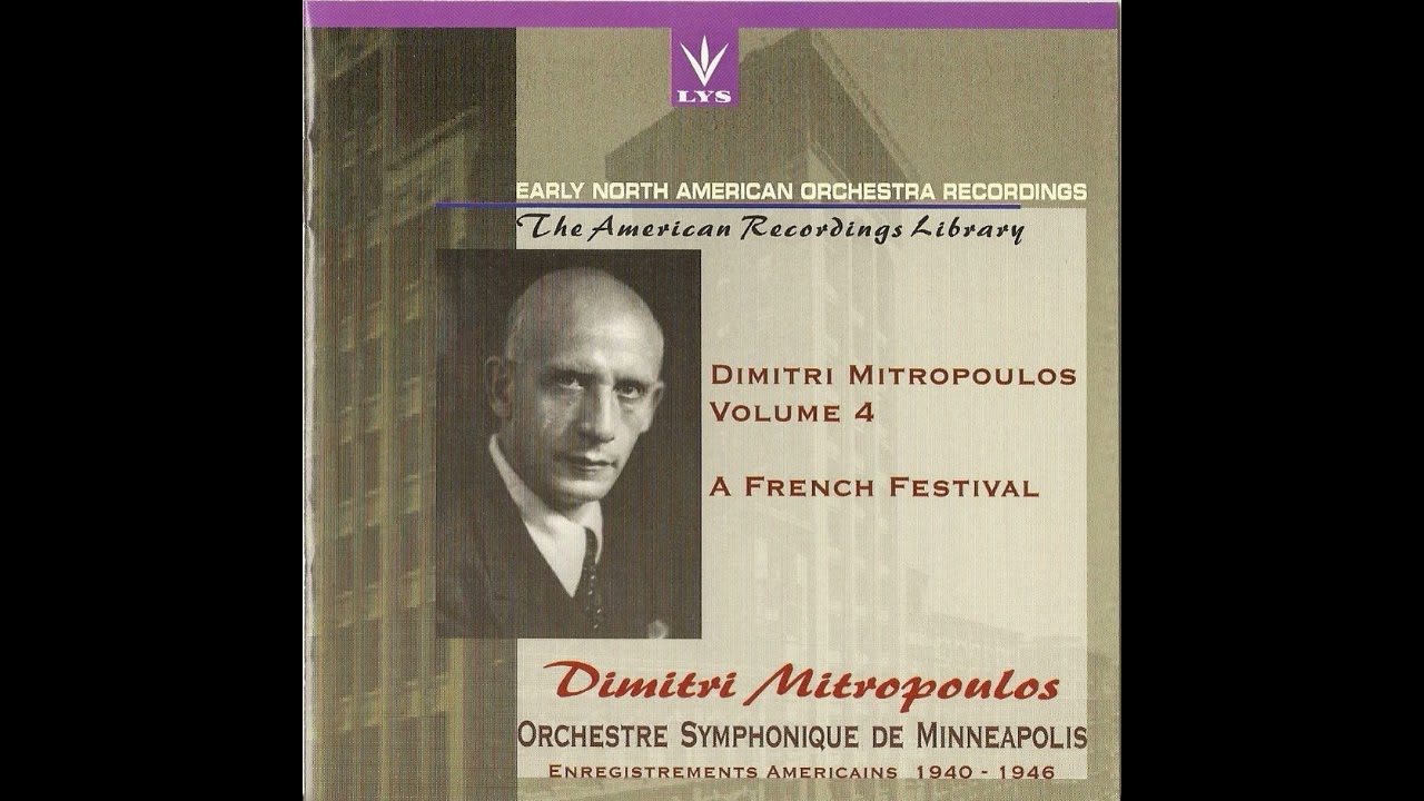 Mitropoulos - French Festival: Chabrier · Chardon · Dukas · Lalo · Massenet · Ravel (Minneapolis SO)