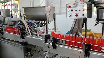 Dây chuyền chiết rót nước tương tự động CTM Sài Gòn
