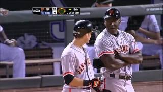 2012/08/03 Scutaro's RBI single