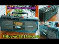 PHILIPS AW-480ST AM SW 2 Band portable AC DC voice radio cassette Recorder#video viral#trending