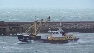 Trawler BM188 Lloyd Tyler Crossing Torbay 9th March 2016