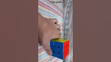 zig zag pattern on 3x3 rubik