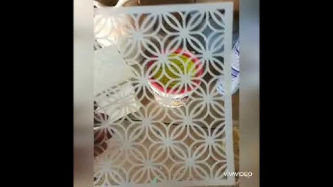 RAISED STENCIL TUTORIAL