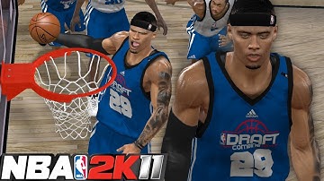 NBA 2K11 MyPLAYER #2 - Draft Combine Game 2 - A.AMINU DUNKED ON 3 DEFENDERS!