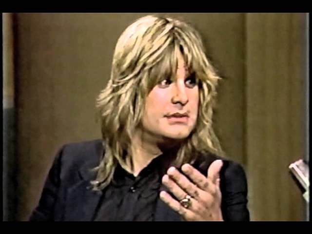 Ozzy Osbourne on Letterman, March 25, 1982