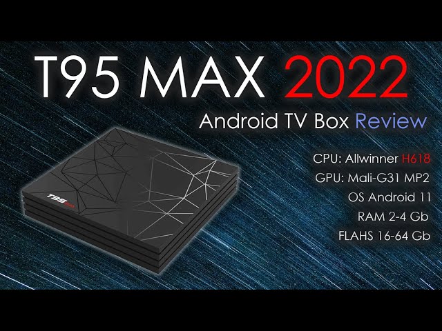 D&LE Android 12.0 TV Box, 2023 New T95 Max Boitier Smart TV
